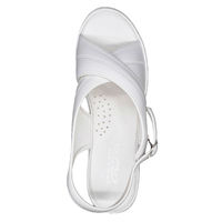 山一 抗菌防臭スタンダードクロスサンダル ホワイト M YI7682 1足