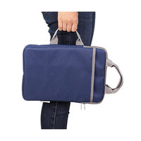 アーテック PCタブレット用クッションバッグ ネイビー 91878 1セット