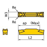 三菱マテリアル インサート GY2M0300F020N-MS VP10RT 1セット(10PC)（直送品）