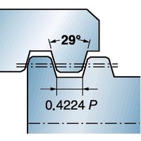 サンドビック コロスレッド266 チップ 【C】 266RL-16SA01F160E 1135 1セット(10PC)（直送品）