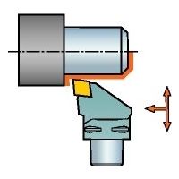 サンドビック TーMaxP カッティングヘッド 【F】 C8-PCLNR-55080-25 1PC（直送品）