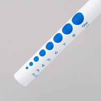 プッシュライト（ペンライト）瞳孔ゲージ付A ホワイト SAS-PL002 1本 オリジナル