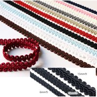 (株) 一 井 商 店 一井商店 アンティーク調ブレード 茶 幅15mm 30m巻 BR2500-48 1セット(30m×1巻)（直送品）