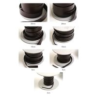 日本紐釦貿易(Nippon Chuko) NBK ヌメ革テープ 5mm巾 長さ10m巻 茶 MTLS1005-3（直送品）