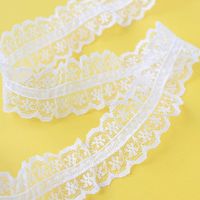 植村 一井商店 ラッセルタックレース 両山 幅2.5cm 20m巻 オフホワイト RF2026-00 RF2035-0（直送品）