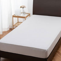 西川 itorie（イトリエ） オックス先染クイックシーツ（ダブル）ベージュ　綿100% オーガニックコットン 洗濯可 全周ゴム入