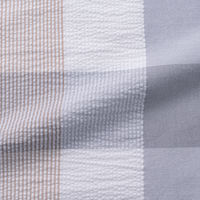 西川 itorie（イトリエ） 綿サッカー掛けふとんカバー（ダブル）ラベンダー 綿100% オーガニックコットン 日本製 洗濯可