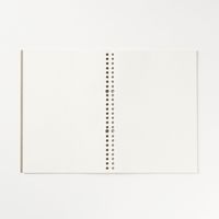 無印良品 ノート型はがせるルーズリーフ B5・5mm方眼 26穴 50枚 グレー 1セット（2冊） 良品計画