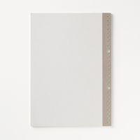 無印良品 ノート型はがせるルーズリーフ B5・5mm方眼 26穴 50枚 グレー 1セット（14冊） 良品計画