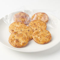 無印良品 大袋 国産米100％使用 黒こしょうせんべい 24枚入 1セット（10袋） 良品計画