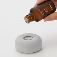 無印良品 アロマストーン 皿付 グレー 良品計画