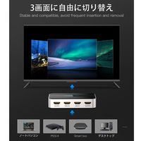 HDMIスイッチャー 3切替 4K60Hz HDMI2.0 HDMI切替器 AF-2403 1個 VENTION