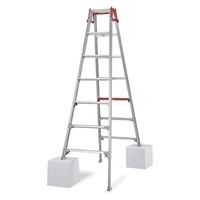 長谷川工業 上部操作式伸縮脚 兼用脚立 7段 RYR-21 1台（直送品）