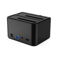 SSD/HDDスタンド 「クローン・消去」対応 USB3.2接続 SATA 4988755-061865 1個 玄人志向（直送品）