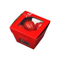 紙ベジ90角 赤 FSM 1セット（150枚：50枚入×3袋） CP501823