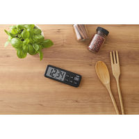 タニタ 抗菌でか見えタイマー TD-431-BK 1個