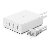 USB充電器 108W 2mケーブル USB Type-C×2ポート USB-A×2ポート Belkin 1個