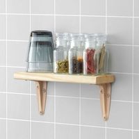 田邊金属工業所 TANNER(タナー) アイアン棚受 S 77×102mm グレー #06-1　20個（直送品）