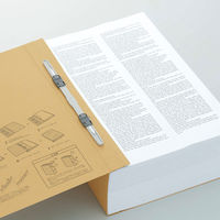 アスクル　フラットファイル　A4タテ　厚とじ1000　背幅伸縮タイプ　10冊  オリジナル（わけあり品）