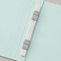 アスクル フラットファイル エコノミータイプ（コクヨ製造） A5ヨコ ブルー 1袋（10冊入）  オリジナル（わけあり品）