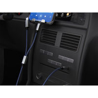 オーディオ変換アダプタ 3.5mmオーディオ[オス] - ライトニング[オス]＋USB Type-C[オス] 1m Lightning