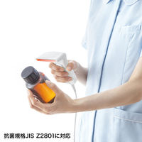 サンワサプライ 1次元タッチ式バーコードリーダー（抗菌タイプ） BCR-1D7W 1個（直送品）