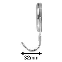 サンケーキコム 超強力ステンレスマグネットフック 12kgタイプ PMS2ーP12 1セット(2パック)