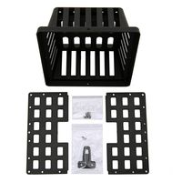 リーフ コウモリランバスケット ブラック LLサイズ 257505 1個（直送品）