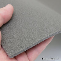 リーフ 軽くて丈夫な水槽板　６０ｃｍ水槽用　グレー　幅６００×奥行き３００×厚み７ｍｍ　１枚　水槽マット付き（直送品）