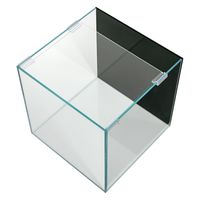 アクロ ガラス水槽 アクロ30キューブ スーパークリア 背面ブラック 30×30×30cm 5mm厚 287393 1個（直送品）