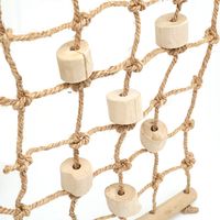 リーフ 大型インコ&オウム用 コーヒーの木と麻ロープのアスレチック網はしご Sサイズ 899613 1個（直送品）