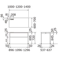 オカムラ ジャスタスデスク 平机 引出無 幅1200×奥行600×高さ720mm ネオホワイト／ナチュラルオーク 1台  オリジナル