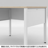 オカムラ ジャスタスデスク 専用オプション エンドカバー 奥行700×高さ720mm用 ネオホワイト 1台  オリジナル