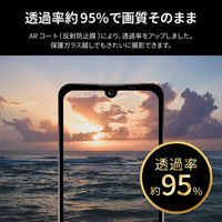 AQUOS wish3 SH-53D/wish2 SH-51C/wish SHG06 レンズ保護ガラスフィルム レンズ一体型 スーパークリア 1個（直送品）