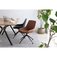 【軒先渡し】東馬 エデル ラウンドチェア　 キャメル 54675780 1台（直送品）