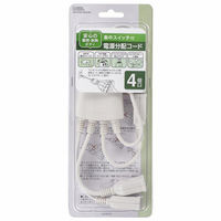 オーム電機 分配コード4個口C10V3 00-1985 1個