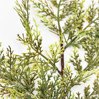 KMA 【造花】ヒバスプレー 大 5本入 049-4241230-5 1セット(5本入)（直送品）