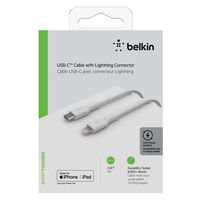 ライトニングケーブル 1m USB（C）[オス]-Lightning[オス] USB PD対応 高速充電 ホワイト Belkin ベルキン