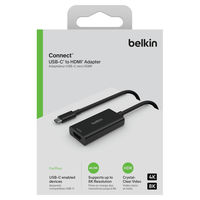 Belkin USB Type-C to HDMI変換アダプター HDMI2.1 8K60Hz 4K144Hz ブラック 1個
