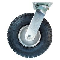 シンセイ キャスター付タイヤ10インチ自在タイプ 台車取付 【DIY】 4571191190666 1セット(4個)（直送品）