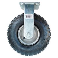 シンセイ キャスター付タイヤ10インチ固定タイプ　台車取付　【DIY】 4571191190659 4個（直送品）