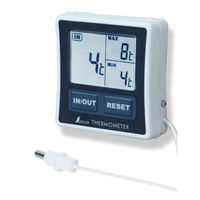 シンワ測定 冷蔵庫用デジタル温度計 A 最高・最低 隔測式 73042 1台