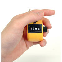 シンワ測定 数取器 C プラスチック製 手持型 イエロー 75089 1個