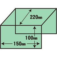 シモジマ アクリルディスプレイ コの字型3面220X150 007306206 1個