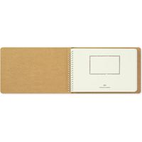 デザインフィル TRC スパイラルリングノート B6 無罫 MDホワイト 15250006 1冊