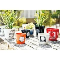 杉田エース SERAXSERAX スモールスマイリーポット オレンジ CWW693265 1セット(5個)（直送品）