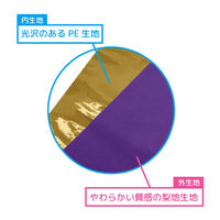 エスパック 梨地リボン付ギフトバッグ 40枚入 LL パープル ハイグレード NRB-PL-4 1セット(40袋)（直送品）