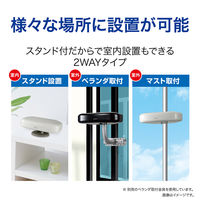 サン電子 屋内外兼用 地デジ放送用 UHFアンテナ(黒) SDA-5-2-K 1台