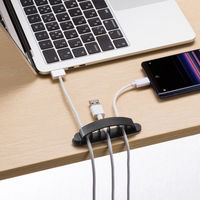 サンワサプライ 粘着固定ケーブルホルダー(フタ付き・3個入り) CA-513 1個