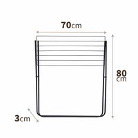 天馬 PORISH ブラック物干し バスタオルスタンド PSBK-02 811001078 1台